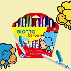 지오토베베 지워지는 사인펜 세트 12색, 단품, 단품