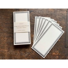 莫莫日貨 日本進口 大枝活版室 OEDA LETTERPRESS X NICONECO 活版印刷名片卡 (共3款) - 手感溫度 質感名片 祝福卡片, 1個, 01.經典黑 NNC012, 經典黑