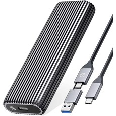 오리코 M.2 NVMe C타입 USB 3.2 Gen2 외장 SSD 알루미늄 케이스 AM2C3-G2, 1개, 10Gbps 1개, 10Gbps
