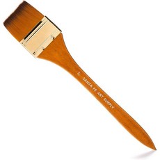 2인치 플랫 브러시, 아크릴 페인팅 붓 페인트 브러쉬 다용도 그림 세트 2인