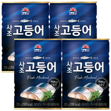 사조 고등어 / 통조림, 4개, 300g