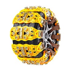 [2026] 차량용 범용 스노우체인 세트 - 겨울 타이어 안전 장비, 8개