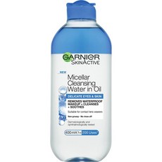 호주 가르니에 Garnier Micellar Cleansing Water in Oil All-In-1 올인원 미셀라 클렌징 워터, 4개, 400ml
