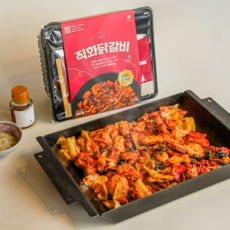 류몽민 직화 닭다리살 닭갈비 밀키트 2인 캠핑 세트, 1개, 1kg
