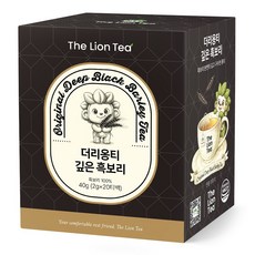 더리옹티 국내산 무카페인 대용량 블랙보리 티백, 1개, 20개입, 2g