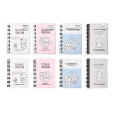 正版 哆啦A夢 線圈筆記本, 1個, B6漫畫手繪-大,需要一套數量下4本