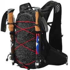 글로프 소형 경량 등산가방 등산배낭 아웃도어 등산용품, 블랙