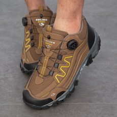 Koling Noel 男士女士錶盤登山鞋徒步鞋步行鞋防滑工作鞋鞋釣魚鞋 L-700G-1