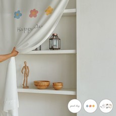 [뷰하우스] ★21일까지 세탁망 단독증정★ 노바 패브릭 가림막 커튼 100x200cm 봉집 벨크로 창문 가리개 방문 주방 현관