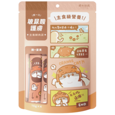 貓有話說 CATSSAY 玻尿酸護膚主食鮮肉泥 雞+蛋黃 貓用主食肉泥條 貓用主食泥, 16g, 4個