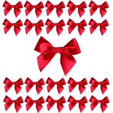 데코파이 완성 리본 50P 세트, 1개, 레드