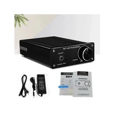 2023 출시 FX-Audio FX502S PRO 클래스 D HiFi 디지털 오디오 채널 80W2 전원 RCA 24V/5A 옵션, 01 빠른  Mainland, 04 Black with PSU