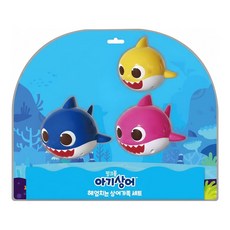 핑크퐁 아기 상어 헤엄치는 가족 태엽 완구 3종 세트, 3COLOR (혼합), 1개