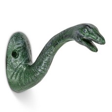 Abbott Collection 공룡 후크 - 주철 앤티크 그린 (높이 7.6cm(3인치), 4 inches, 1