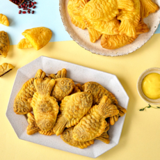 [대용량] 길거리 리얼붕어빵 앙금함량 국가대표 K 붕어빵 (팥앙금), 2개, 630g