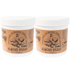 [국내제조] 100% 아몬드버터 프리미엄 1kg 무첨가 잼 아몬드잼, 2개