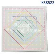 큰솔스토밍 투명11핀 지오보드, 4개, 믹스