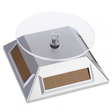 태양열 보석 디스플레이 스탠드 360도 회전 포장 플랫폼 기본 쇼케이스