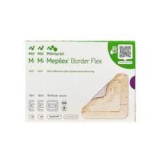 메필렉스 메피렉스 보더 플렉스 5매 10x10cm 욕창 수술 후 상처 습윤밴드, 3박스