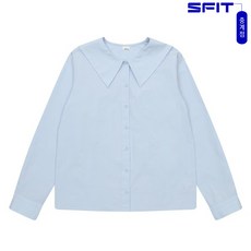 에스핏 중계점 25년 봄 이월상품 대전 #주니어 #여아 세미오버 세일러 블라우스 (라이트블루) 단독으로 입어도 레이어드해도 너무 이쁜 깔끔한 세일러 카라 블라우스