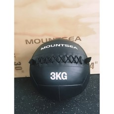 클러스터 월볼 메디슨메디신볼 크로스핏 웨이트 코어운동용 피트니스 운동볼, 검은색 3kg