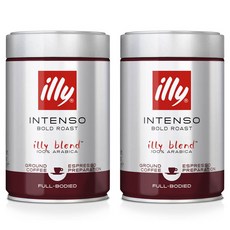 illy 意利 Incenso 深度烘焙 濃鬱義式濃縮研磨咖啡, 2個, 250g, 義式濃縮