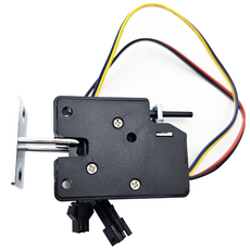 JK-XG-07A-ABS DC 24V 소형 캐비넷 전자 솔레노이드 잠금장치 4선식, 1개