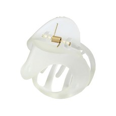 나카노야 NAKANOYA 반스 클립 1개 작은 편 작은 미니 소형 사이즈 S 사이즈 경량 플라스틱 수지 헤어클로 클로 클립 헤어밴드 스프링 클립 스프링식 클립 게 클립 그립 클립