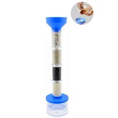 깨끗한물만들기 4단 간이정수기 실험키트 체험과학 체험학습 만들기세트 만들기놀이, 1세트