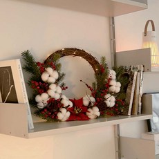 gorgo 圓形花環聖誕樹裝飾道具, 租賃樹