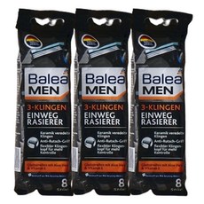 독일 dm 발레아맨 일회용 3중날 면도기 8입, 3세트, 8개입