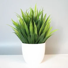 인공 식물 화분 녹색 식물 실내 및 실외 플라스틱 분재 홈 장식, BL-PZ-002-H, 1개