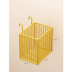 우산꽂이 철제 거치대 현관 우산통 정리함 신발장, 골드 행잉 바스켓, 1개