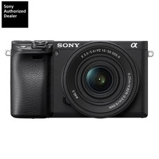 B) [신품]SONY 소니 미러리스 일안 카메라 α6400 파워 줌 렌즈 킷(ILCE-6400K