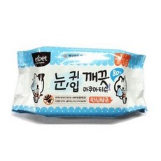 에티펫 눈 귀 입깨끗 물티슈 80매, 단품