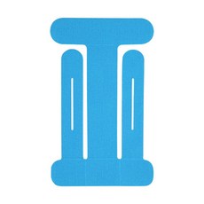 팔꿈치 탄성 운동 테이프 용 운동 요법 테이프 테니스 농구 배구 용 방수 지원 근육 테이프, 하늘색