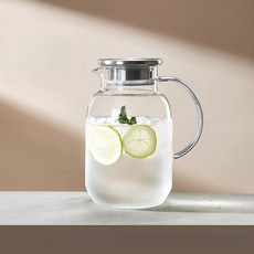 해피유통 내열 유리 주전자 직접 불 가열 가능 가스레인지 전자레인지 세라믹 히터 사용 가능, [화상 시 보상] 보비 주전자 1800ML