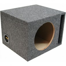 아메리칸 사운드 커넥션 자동차 오디오 싱글 15인치 통풍 서브우퍼 스테레오 서브 박스 포트형 인클로저 58인치 MDF, 아메리칸 사운드 커넥션 카 오디오 싱글 15인치 통풍