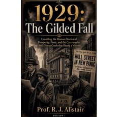 (영문도서)1929: The Gilded Fall Paperback, Prof. R. J. Alistair, English, 9798235198876 Prof. R. J. Alistair, English, 9798235198876