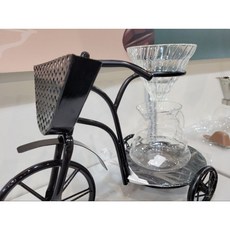 〈縈盈 太極院咖啡〉腳踏車版型 手沖壺 最新 手沖壺 還能放濾紙 訂購送濾紙, 1個