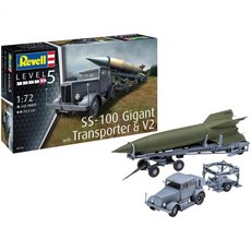 레벨 Revell 차량 172 03310 Ss-100 Gigant Transporter V2 REV-03310, 1개