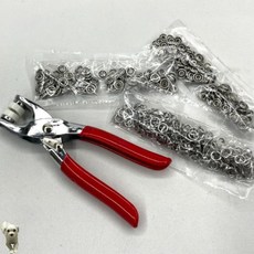 꿀이맘투 옷수선 똑딱이 단추 펀칭기 세트 똑딱이단추달기