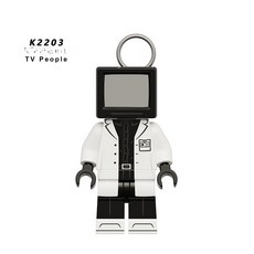 스키비디 토일렛 피규어 세트, 1개, [K2203] 과학자 TV