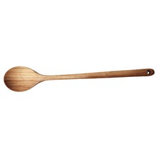 휴홈 티크 우드 주방 조리도구, 1개, 샐러드스푼