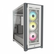 CORSAIR 커세어 CORSAIR iCUE 5000X RGB WH (미들타워), 1개, 선택하세요