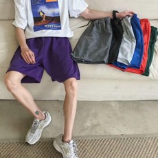 밴딩 빅사이즈 9부 선물 5부 남성 남성바지 남자 청