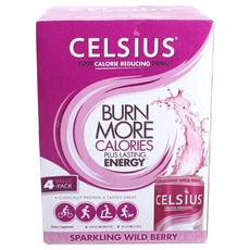 celsius 持久能量飲, 閃閃發光的野莓, 4件