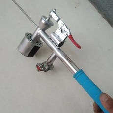 【KK園藝】台灣出貨 草酸殺螨噴煙器煙槍草酸加熱器霧化器大小蜂螨通殺無污染蜜蜂工具, 1個, 煙槍單直頭（需自備火槍氣罐）