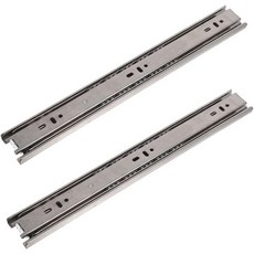 큐미리티 2개 접이식 볼 베어링 서랍 레일 고정밀 정숙 설계 내하중 측면 마운트