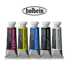 홀베인 수채과슈 15ml 튜브 낱색, A630 Perma White